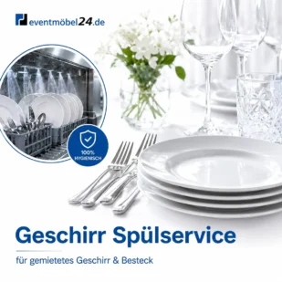 Spülservice Geschirr und Besteck